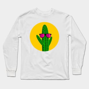 Sunbathing cactus Long Sleeve T-Shirt